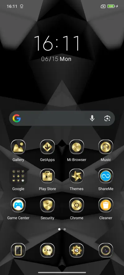 Minimal Black Geo - Screenshot 2