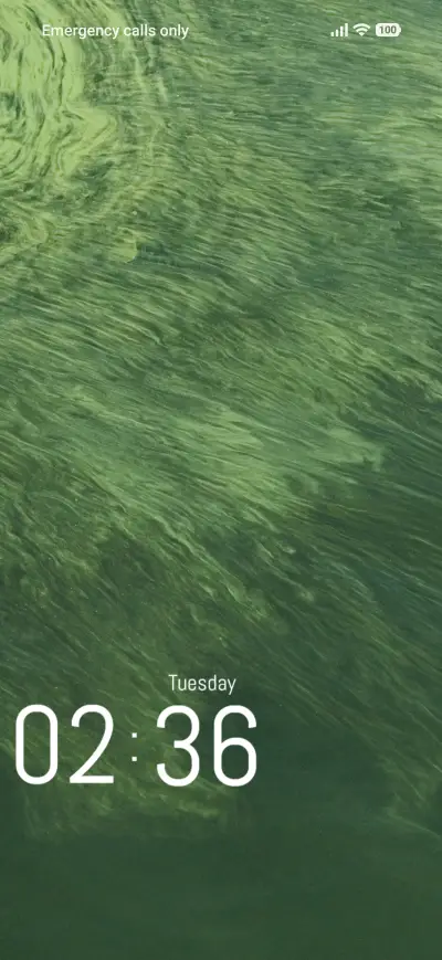 Green Water THEME for Xiaomi MIUI HyperOS