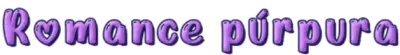 Romance púrpura