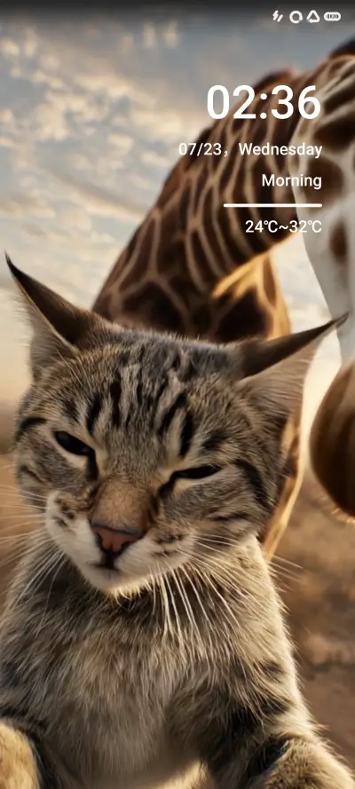 Cat and giraffe - Screenshot 2