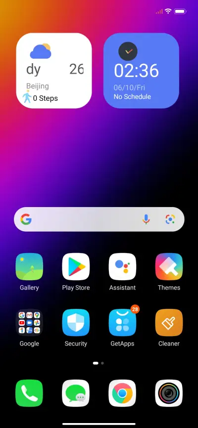 Amaze OS - Screenshot 2