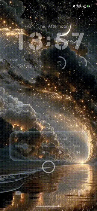 Star-Moon Road THEME for Xiaomi MIUI HyperOS