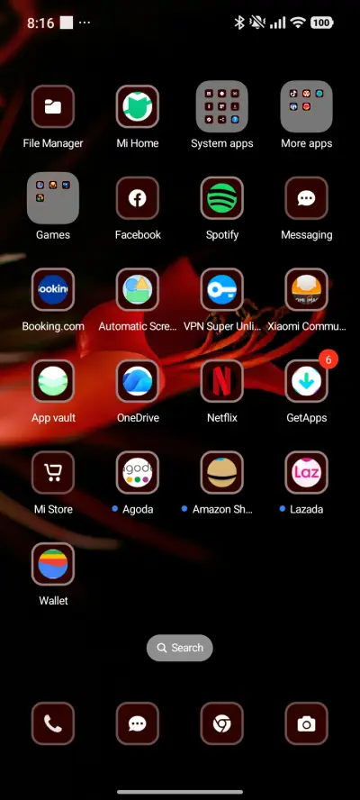 Amoled Red - Screenshot 3