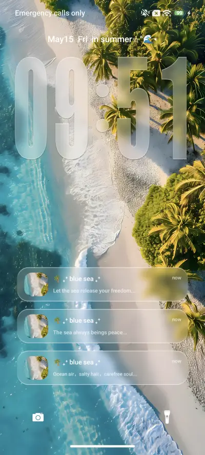 Sea THEME for Xiaomi MIUI HyperOS