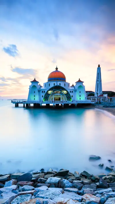 Malacca straits mosque2