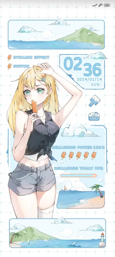 Orange popsicle - Screenshot 1