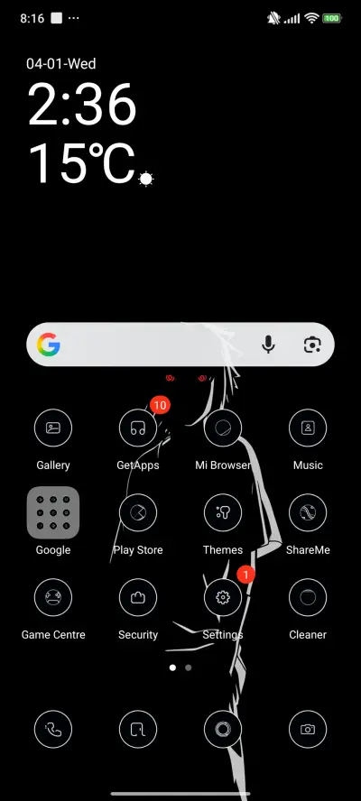 Black minimalist - Screenshot 2