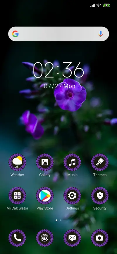 Purple Flower - Dark_3MDS - Screenshot 2
