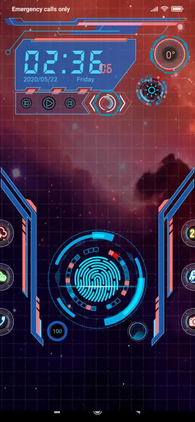 Cool technology THEME for Xiaomi MIUI HyperOS