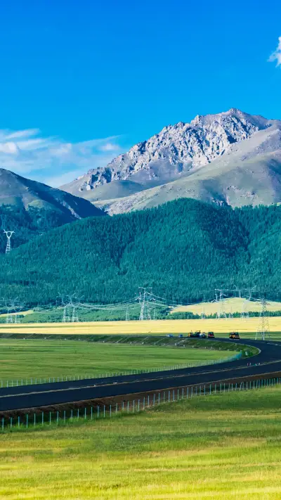 Tianshan pasture green grassland