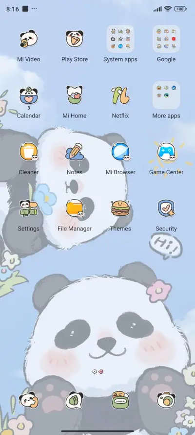 panda in spring - Screenshot 3