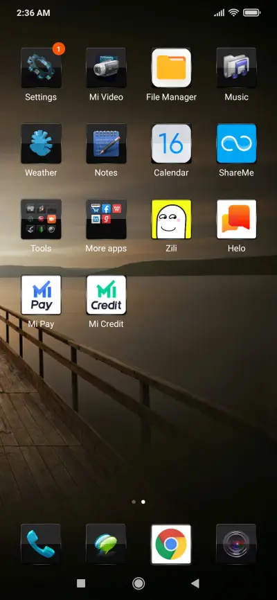 MIUI Adria Dark Elegance - Screenshot 2
