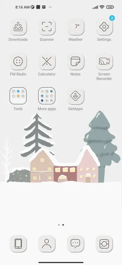Red House Snowfall - Screenshot 3