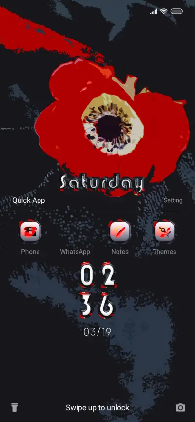Red Black Flower - Screenshot 1