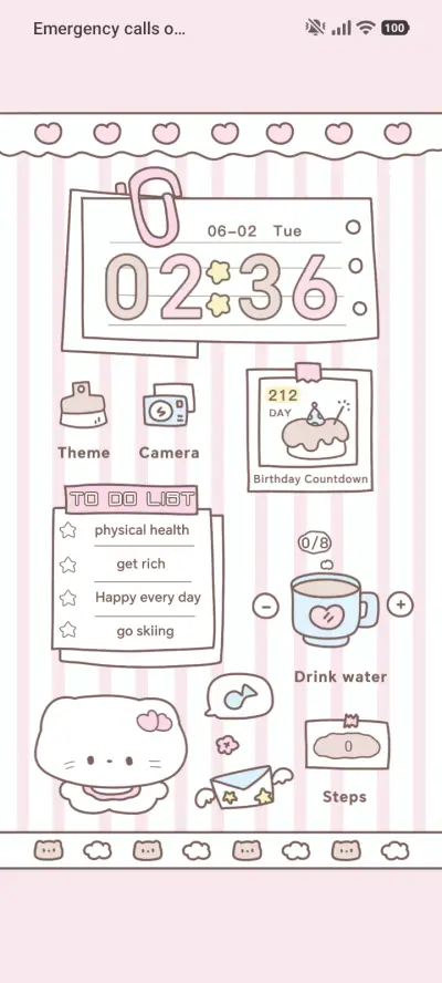 Cute Kitty Notes - Screenshot 2