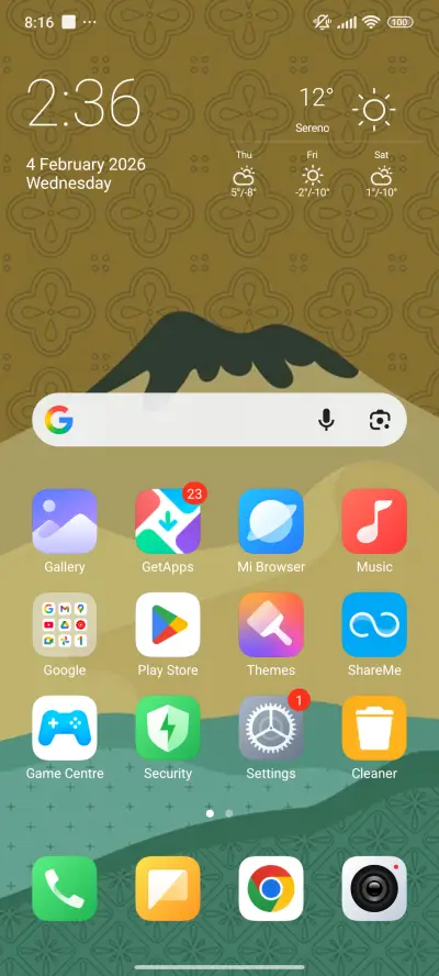 Mountain minimal - Screenshot 2