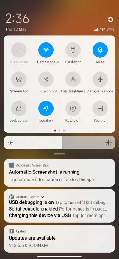 Orange UI Dark - Screenshot 5