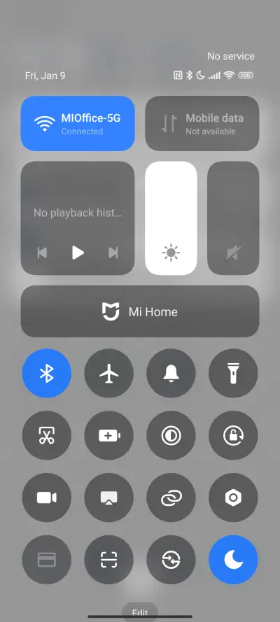 Blue White Widget - Screenshot 5
