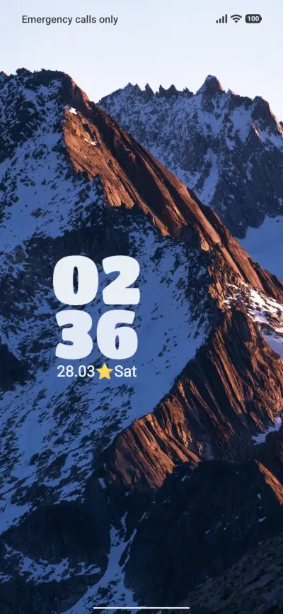Mountain Sun THEME for Xiaomi MIUI HyperOS