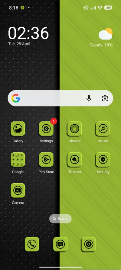 BLACK AND GREEN - Screenshot 2