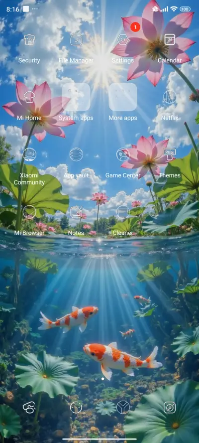 Lotus pond koi - Screenshot 4