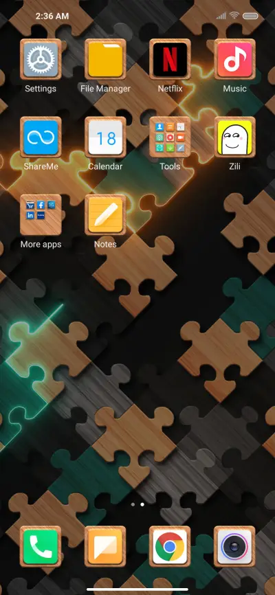 Wood grain puzzle - Screenshot 3