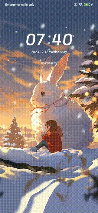 Winter Snow Bunny