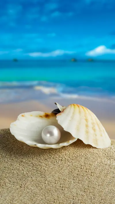 Pearls dissolve in vinegar