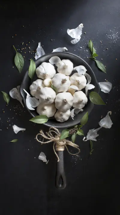Why must eat noodles to eat garlic 7