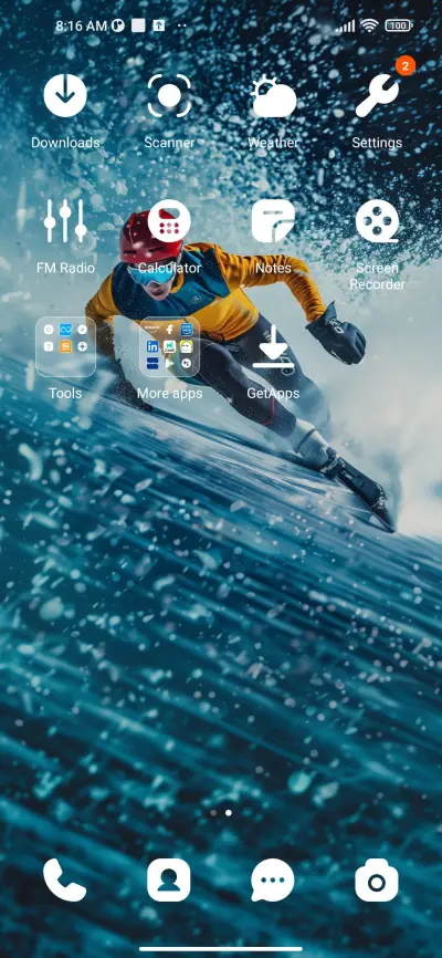 Speed skiing - Screenshot 3