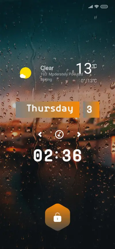 Rainy_4 THEME for Xiaomi MIUI HyperOS