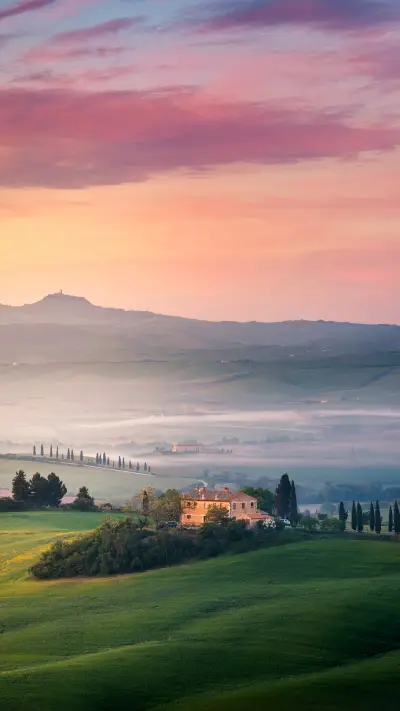 Endless Grassland And Beautiful Sky