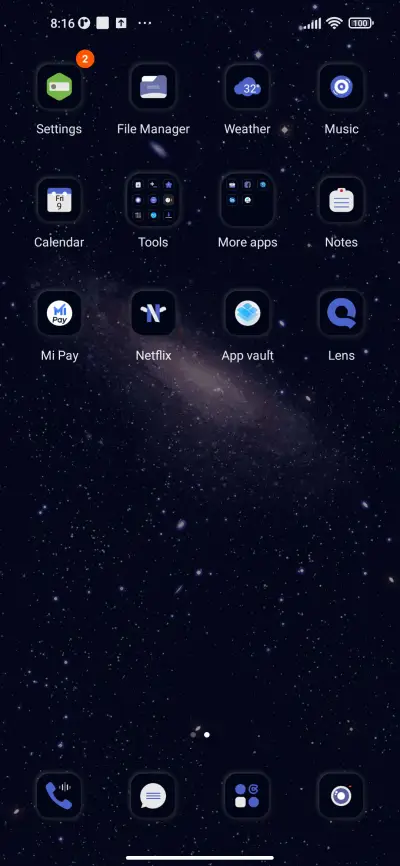 Galaxy fan - Screenshot 4