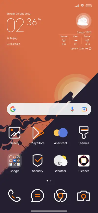 Orange dark v12 - Screenshot 2