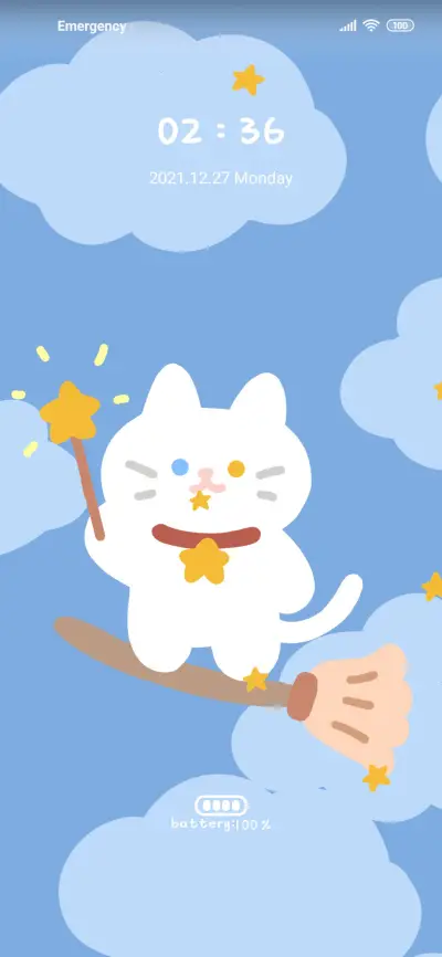 Cute magic cat