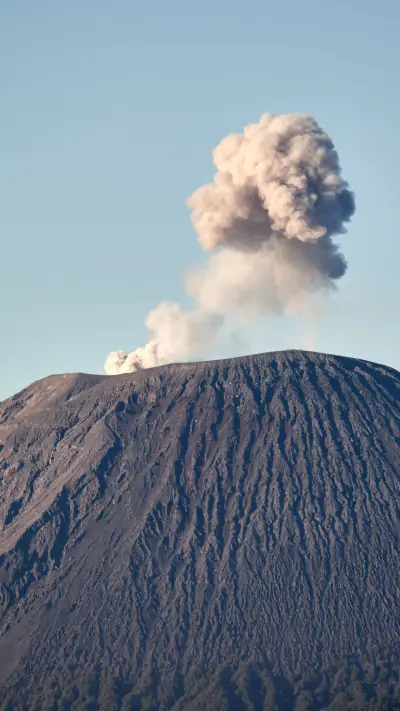 Sunset at Mount Semeru, East Java, Indonesia