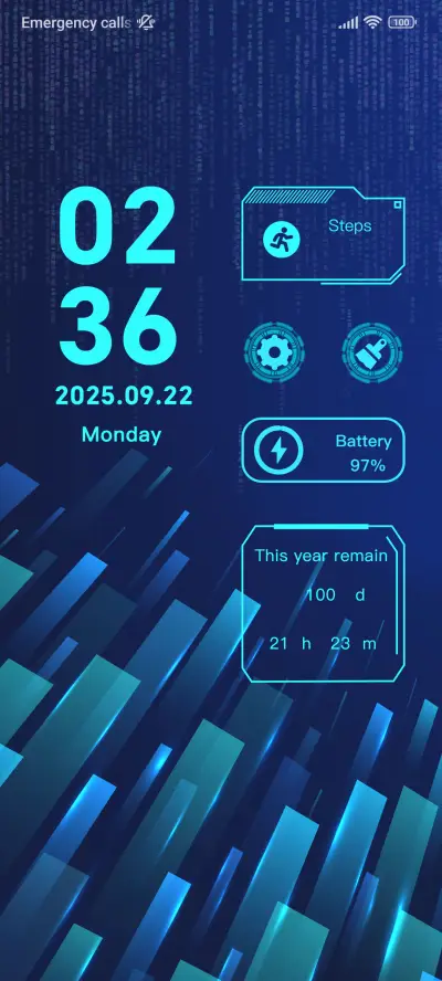 Tech Color Blocks - Screenshot 1