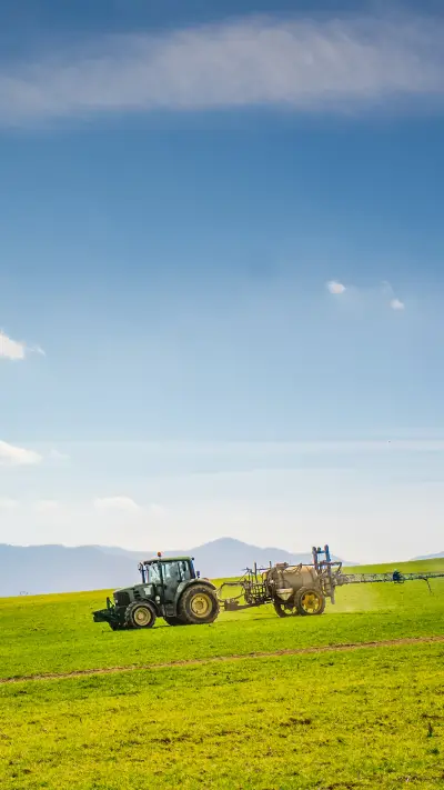 Beautiful view of the farmland