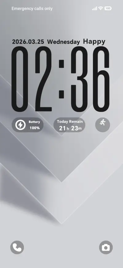 Gray Prism Edge THEME for Xiaomi MIUI HyperOS