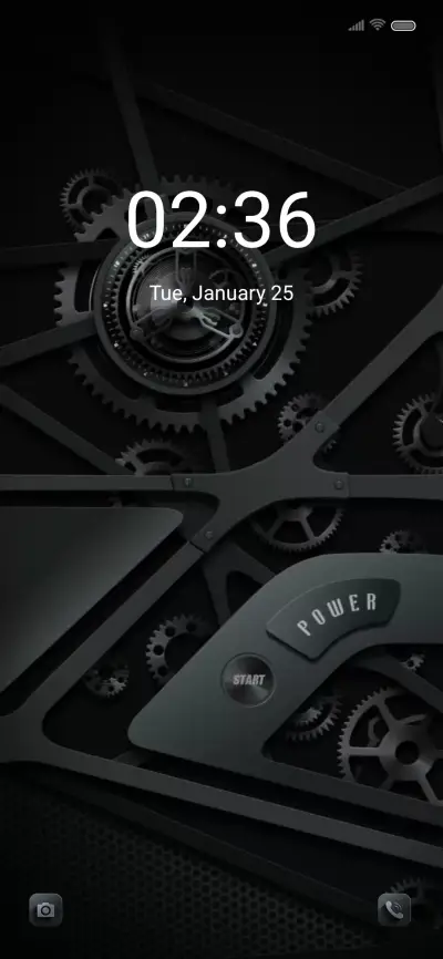 Grey gear THEME for Xiaomi MIUI HyperOS