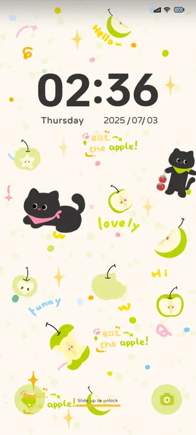 Green Apple Kitten - Screenshot 1