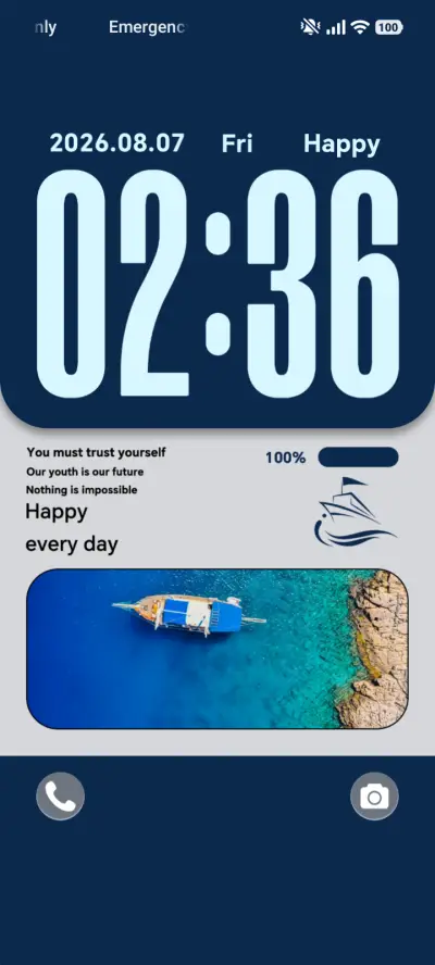 Cloud Sail Seas THEME for Xiaomi MIUI HyperOS
