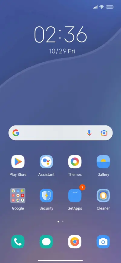 Glass clock - Screenshot 2