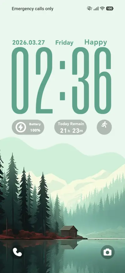 Lake Mist Cottage THEME for Xiaomi MIUI HyperOS