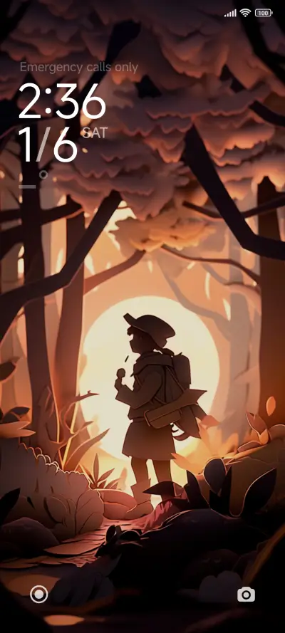 Paper-cut forest - Screenshot 1