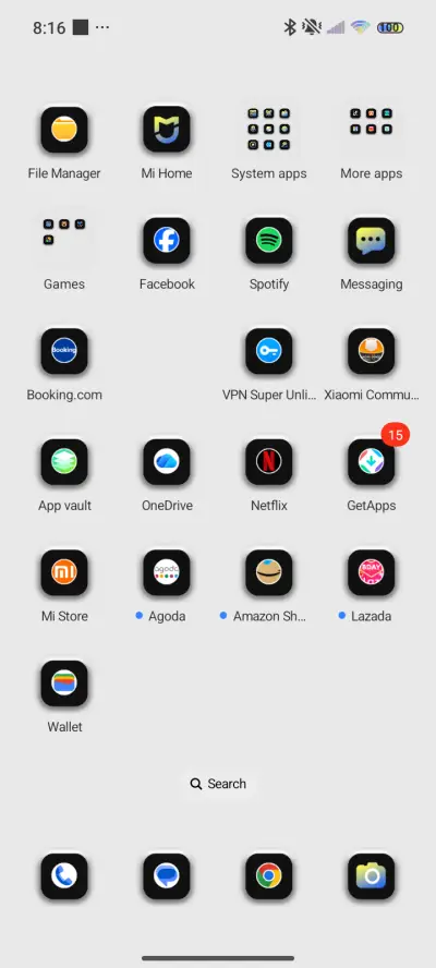 Black white simple - Screenshot 3