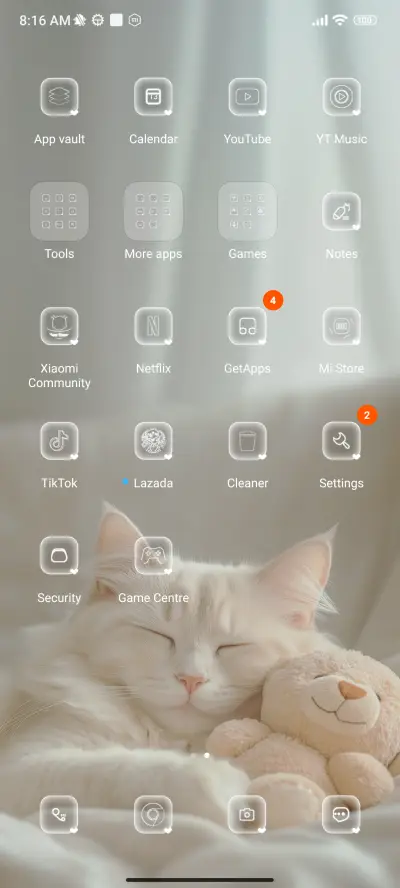 White big cat - Screenshot 3