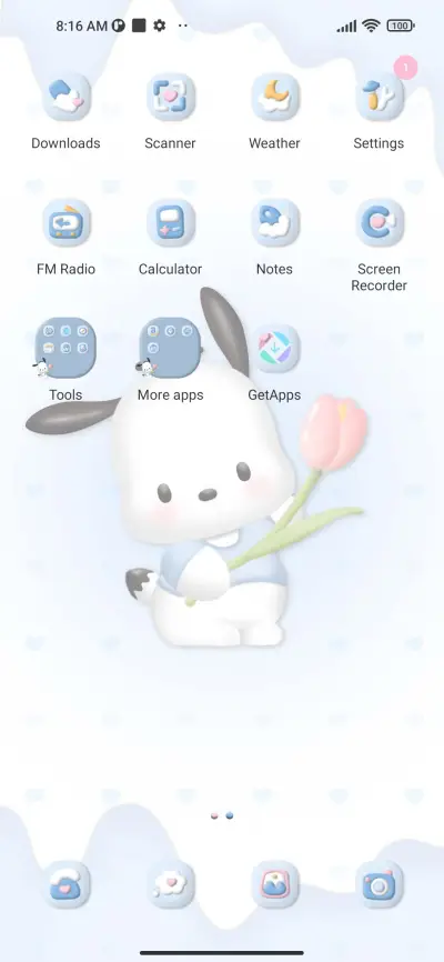 Pochacco 3D blue - Screenshot 3