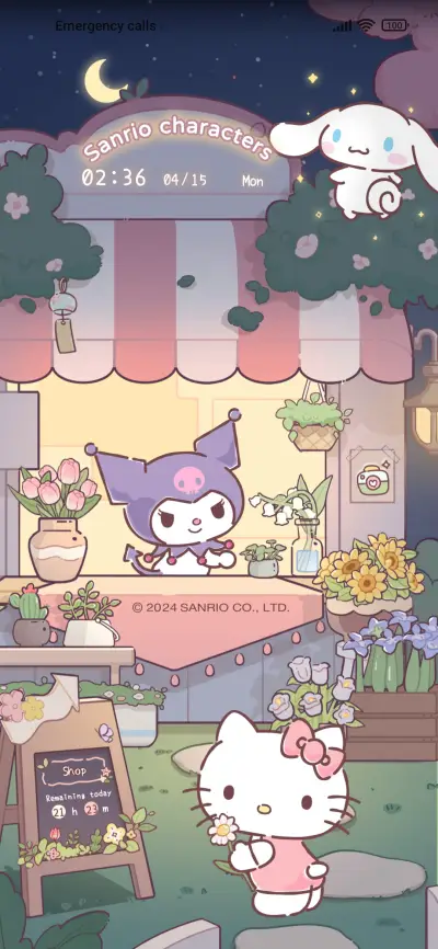 Sanrio flower shop