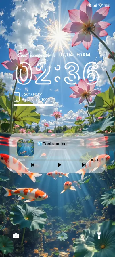 Lotus pond koi - Screenshot 2